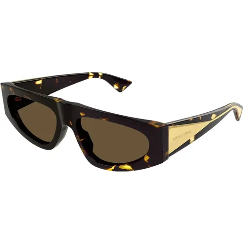 Flat Top Sunglasses Bv1277S 002 , female, Sizes: 57 MM - Bottega Veneta - Modalova