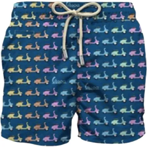 Men's Beachwear Vespa Special Edition , male, Sizes: S, M - MC2 Saint Barth - Modalova