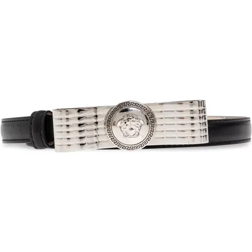 Leather belt , female, Sizes: 70 CM, 75 CM, 65 CM, 95 CM, 80 CM, 85 CM, 90 CM - Versace - Modalova