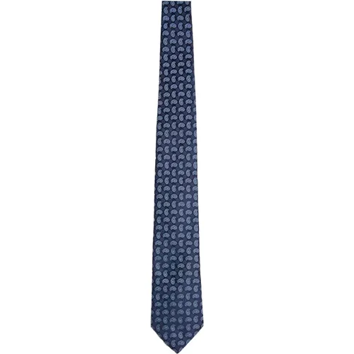 Ties, male, , Size: ONE SIZE Silk Paisley Jacquard Tie - ETRO - Modalova