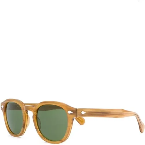 Sunglasses, unisex, , Size: 49 MM Blonde Sunglasses, Must-Have Style - Moscot - Modalova