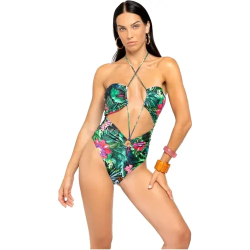 Stylish One-Piece Swimsuit , female, Sizes: S, M, XL - 4Giveness - Modalova