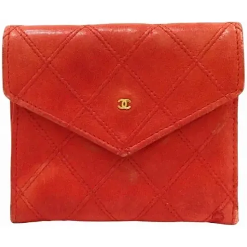 Pre-owned Wallets, female, , Size: ONE SIZE Pre-owned Leather wallets - Chanel Vintage - Modalova