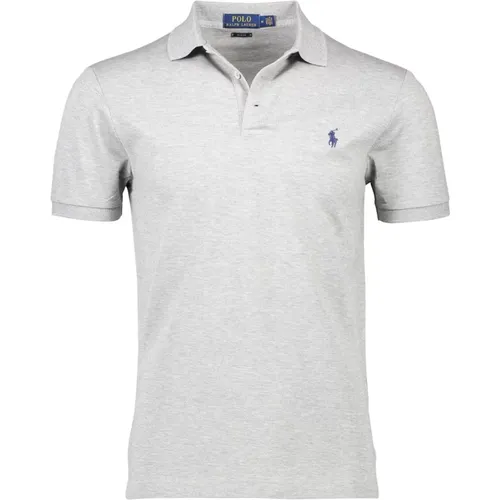 Grey Short Sleeve Polo Shirt , male, Sizes: S, M, XL - Ralph Lauren - Modalova