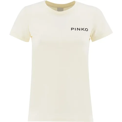 T-shirt , female, Sizes: L, S - pinko - Modalova