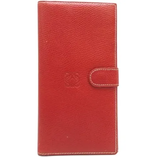 Pre-owned Wallets, female, , Size: ONE SIZE Pre-owned Leather wallets - Loewe Pre-owned - Modalova