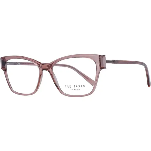 Glasses, female, , Size: ONE SIZE Pink Cat Eye Eyeglasses for Women - Ted Baker - Modalova