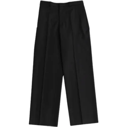 Straight-leg wool trousers , female, Sizes: 2XL - Off White - Modalova