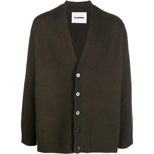 Cardigan , male, Sizes: L - Jil Sander - Modalova