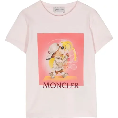 Rote T-Shirts & Polos für Mädchen - Moncler - Modalova