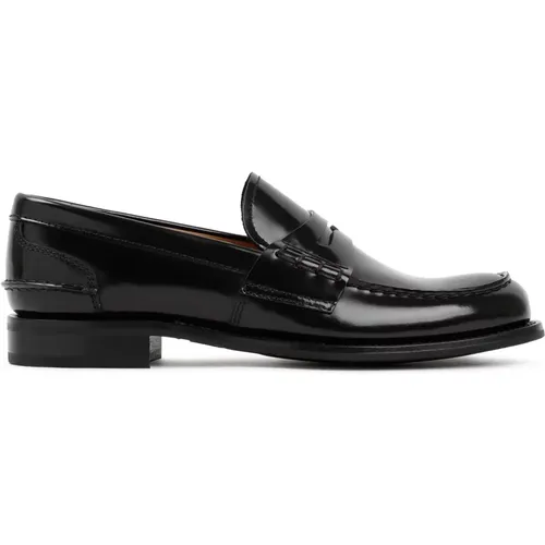 Loafers, female, , Size: 6 US Classic Pembrey Leather Shoes - Church's - Modalova