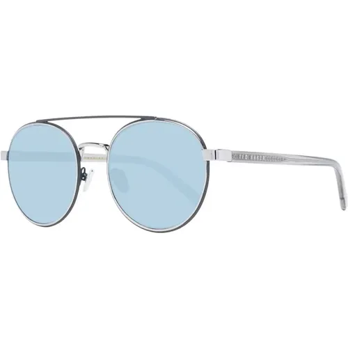 Sunglasses, male, , Size: ONE SIZE Blue Aviator Sunglasses with UV Protection - Ted Baker - Modalova