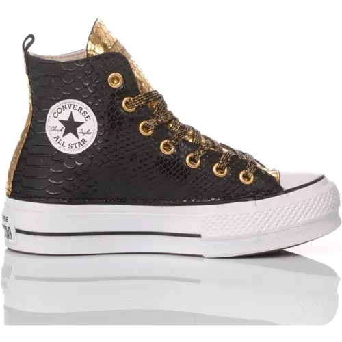 Handgefertigte Schwarze Gold Sneakers - Converse - Modalova