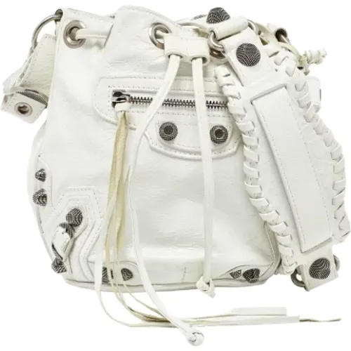 Pre-owned Bucket Bags, female, , Size: ONE SIZE Pre-owned Leather balenciaga-bags - Balenciaga Vintage - Modalova