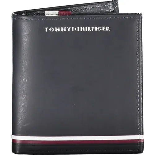 Wallets & Cardholders, male, , Size: ONE SIZE Men's Wallet Contrast Print - Tommy Hilfiger - Modalova