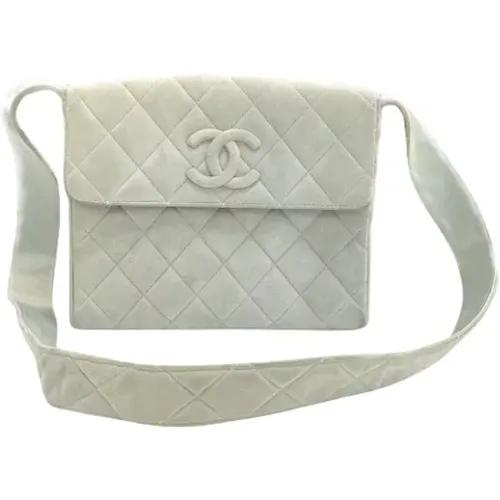 Pre-owned Shoulder Bags, female, , Size: ONE SIZE Pre-owned Suede chanel-bags - Chanel Vintage - Modalova