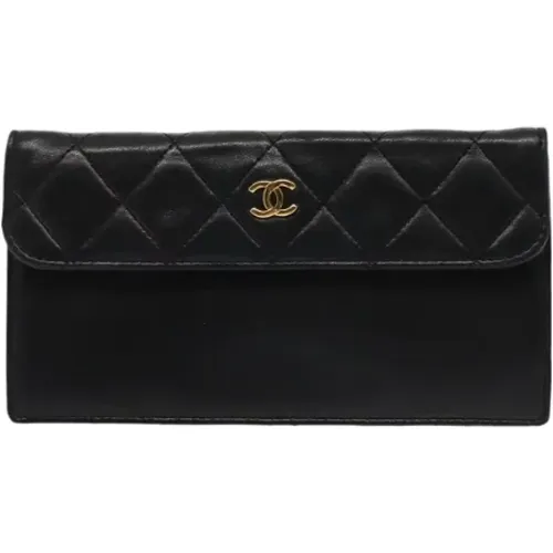 Pre-owned Leather wallets , female, Sizes: ONE SIZE - Chanel Vintage - Modalova