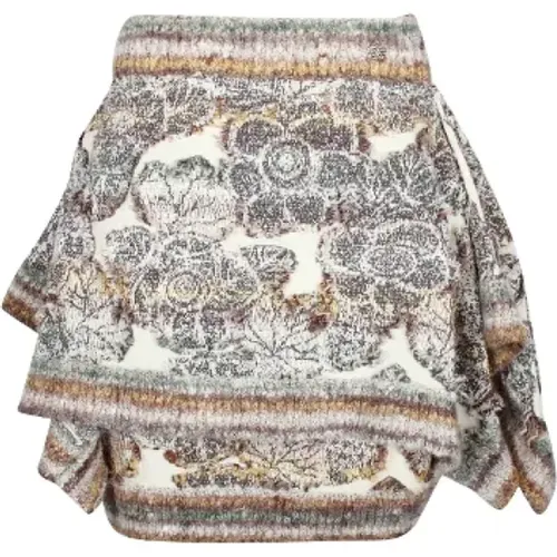 Lana Floral Jacquard Mini Skirt , female, Sizes: XS - Chanel Vintage - Modalova