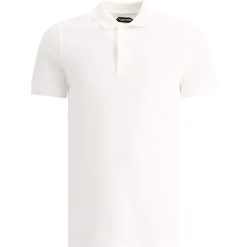 Tennis Polo Shirt , Herren, Größe: XL - Tom Ford - Modalova