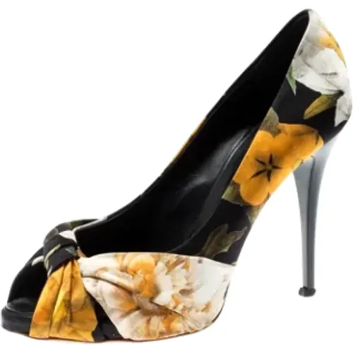 Pre-owned Satin heels , female, Sizes: 5 UK - Giuseppe Zanotti Pre-owned - Modalova