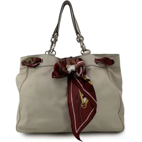 Pre-owned Tote Bags, female, , Size: ONE SIZE Pre-owned Leather totes - Gucci Vintage - Modalova