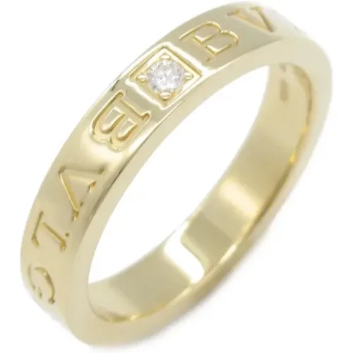 Pre-owned Jewellery, female, , Size: ONE SIZE Pre-owned Gold rings - Bvlgari Vintage - Modalova