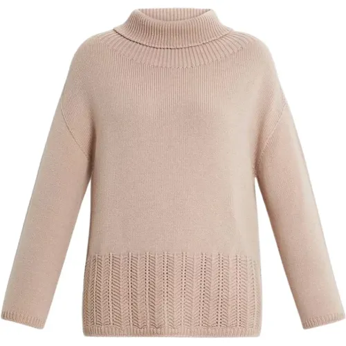 Eleganter Wollstrick Funnelneck Pullover - Marina Rinaldi - Modalova