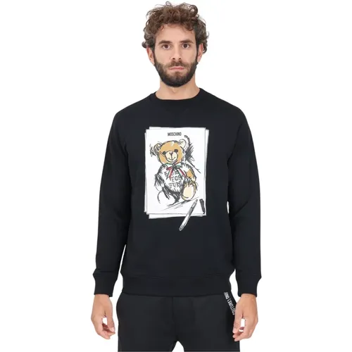 Teddy Bear Crewneck Sweater - Moschino - Modalova