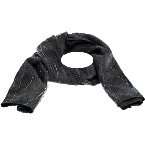 Pre-owned Scarves, female, , Size: ONE SIZE Pre-owned Polyester scarves - Armani Pre-owned - Modalova