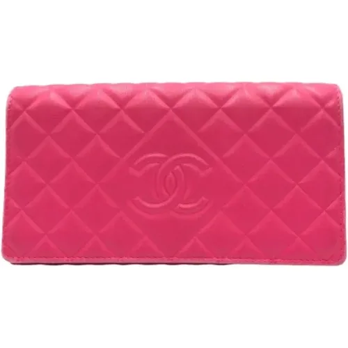 Pre-owned Leather wallets , female, Sizes: ONE SIZE - Chanel Vintage - Modalova