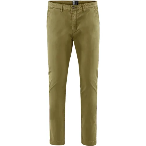 Chinos, male, , Size: W28 Slim Fit Gabardine Chino Pants - BomBoogie - Modalova