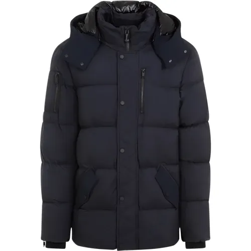 Blaue Daunenjacke Aw24 - Moose Knuckles - Modalova