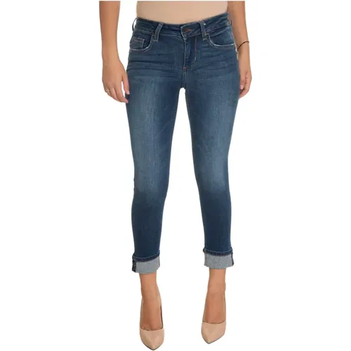 Denim Jeans mit Push Up Technologie , Damen, Größe: W32 - Liu Jo - Modalova