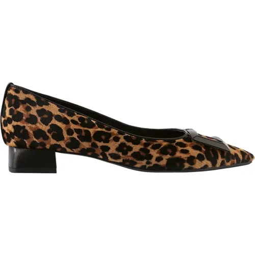 Leo Print Spitze Pumps , Damen, Größe: 39 1/2 EU - Högl - Modalova