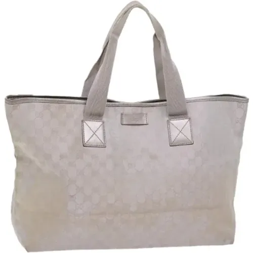 Pre-owned Tote Bags, female, , Size: ONE SIZE Pre-owned Canvas totes - Gucci Vintage - Modalova