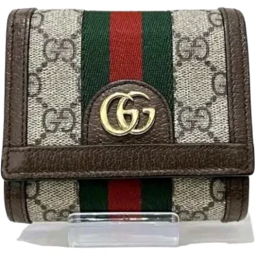 Pre-owned Canvas wallets , female, Sizes: ONE SIZE - Gucci Vintage - Modalova