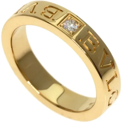 Pre-owned Jewellery, female, , Size: ONE SIZE Pre-owned Gold rings - Bvlgari Vintage - Modalova