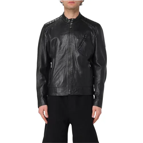 Leather Jackets, male, , Size: S Trialmaster Leather Jacket - Belstaff - Modalova