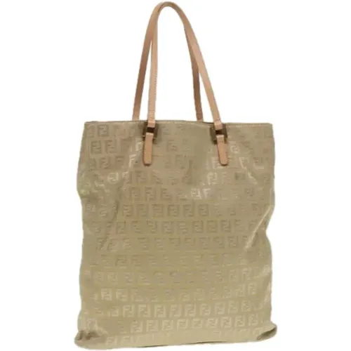 Pre-owned Tote Bags, female, , Size: ONE SIZE Pre-owned Canvas fendi-bags - Fendi Vintage - Modalova