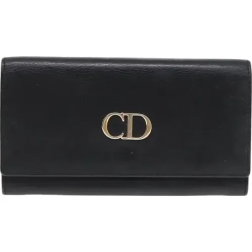 Pre-owned Wallets, female, , Size: ONE SIZE Pre-owned Leather wallets - Dior Vintage - Modalova