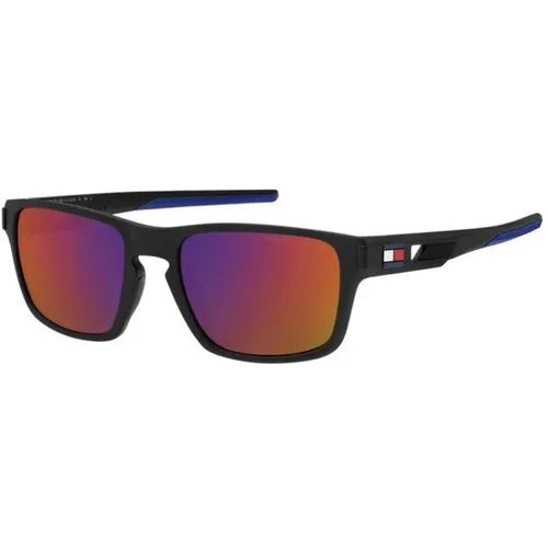 Sunglasses, male, , Size: 55 MM Classic Modern Sunglasses - Tommy Hilfiger - Modalova