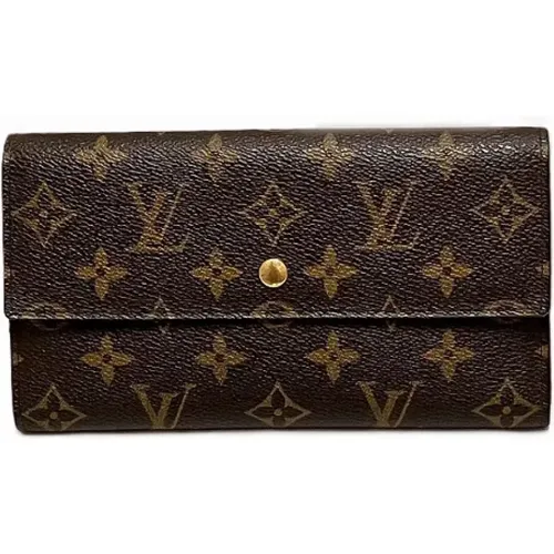 Pre-owned Canvas wallets , female, Sizes: ONE SIZE - Louis Vuitton Vintage - Modalova