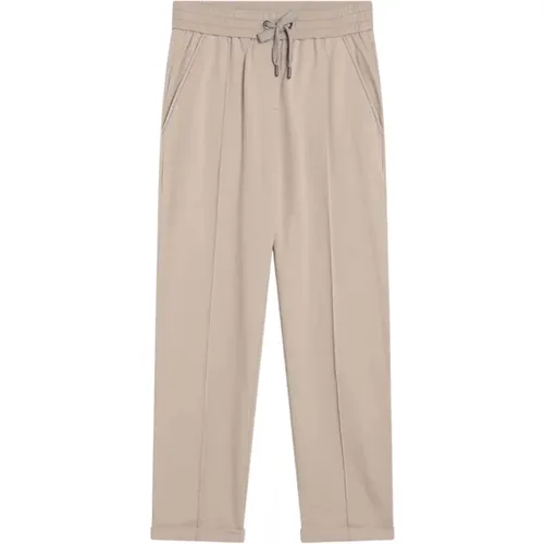 Straight Trousers, female, , Size: M Jogging Trousers - BRUNELLO CUCINELLI - Modalova