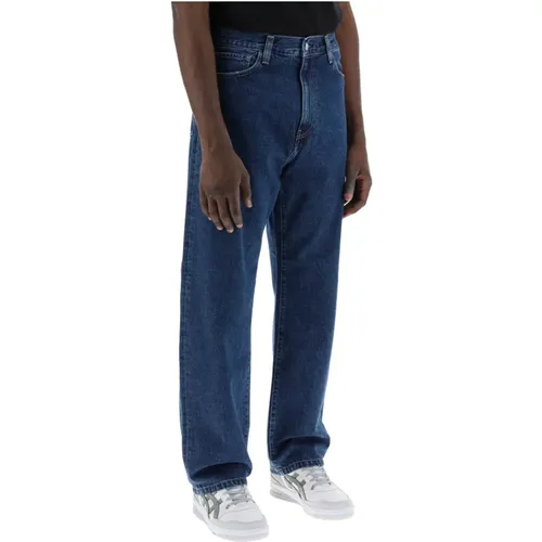 Straight Jeans, male, , Size: W30 landon loose fit jeans - Carhartt WIP - Modalova