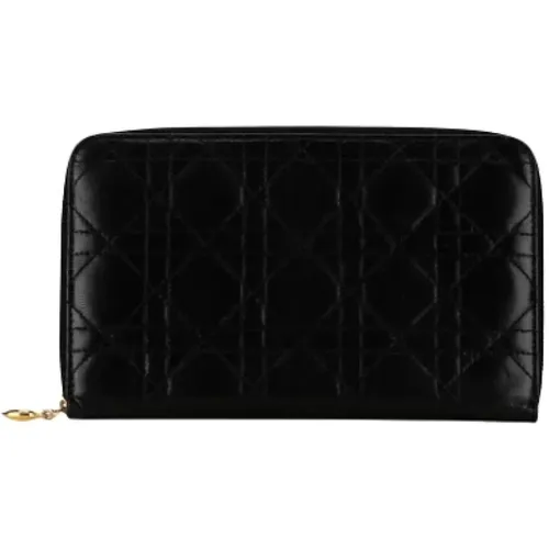 Pre-owned Wallets, female, , Size: ONE SIZE Pre-owned Leather wallets - Dior Vintage - Modalova