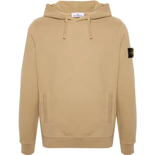 Weiße Klassische Kapuzenpullover - Stone Island - Modalova