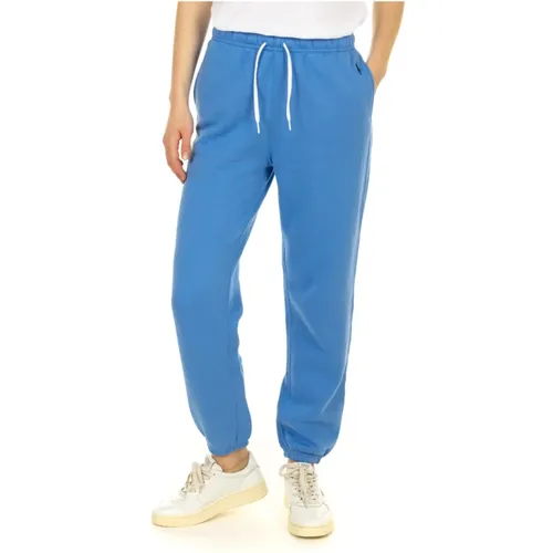 Blaue Athletische Knöchelhose , Damen, Größe: M - Ralph Lauren - Modalova