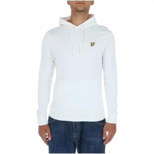 Hoodies, male, , Size: M Print Hooded Sweatshirt - Lyle & Scott - Modalova