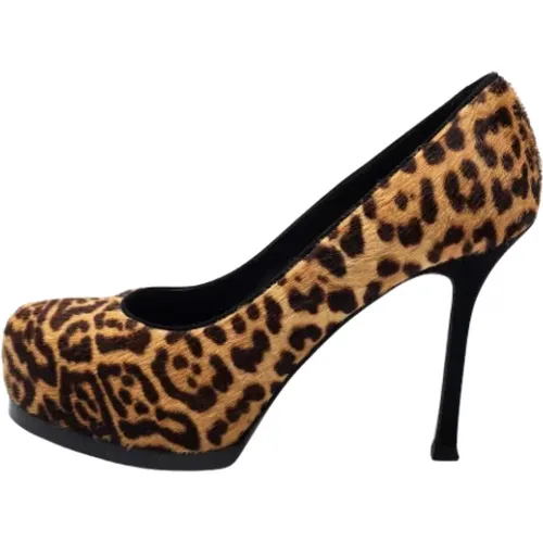 Pre-owned Pumps, female, , Size: 5 US Pre-owned Fabric heels - Yves Saint Laurent Vintage - Modalova