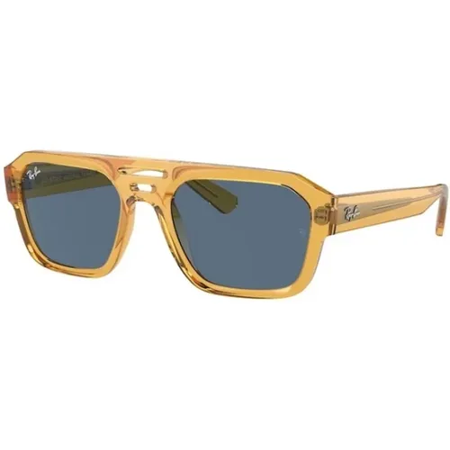 Blue Dark Aviator Sunglasses Frame , unisex, Sizes: 54 MM - Ray-Ban - Modalova